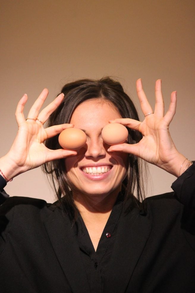 EGG events - Agency - Our team members : Louise Mocquin with egg